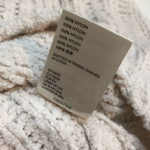 NEW Free People Be Yours Cowl Neck Sweater in Vanilla Bean XS - Picture 8 of 9